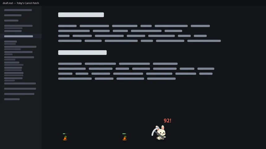 Скриншот 2 к игре Toby's Carrot Patch