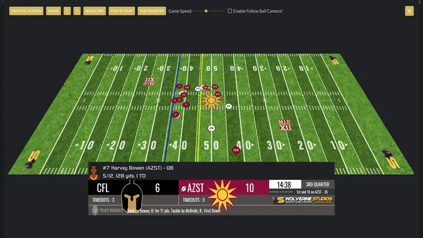 Скриншот 8 к игре Draft Day Sports: College Football 27