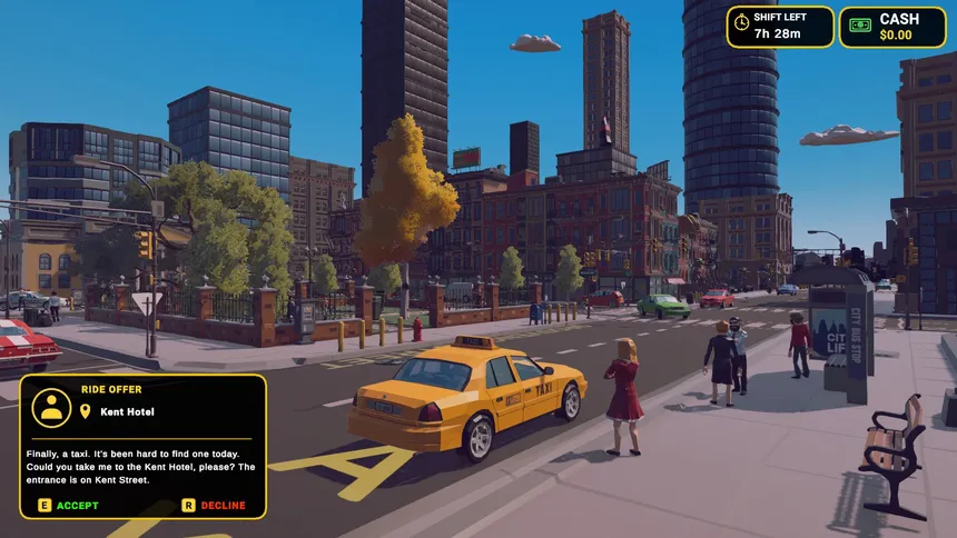 Скриншот 1 к игре Taxi Shift