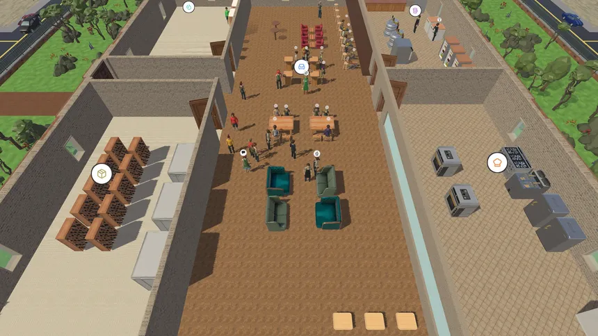 Скриншот 1 к игре Bar Baron: Restaurant & Nightlife Tycoon