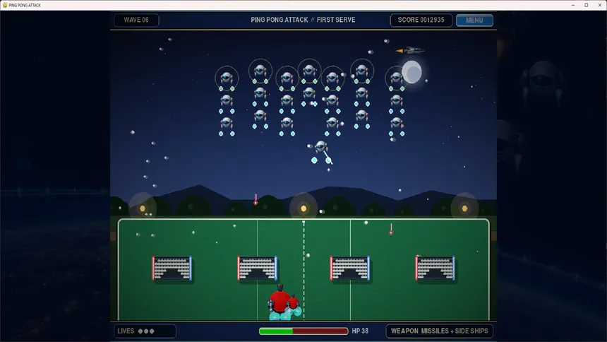 Скриншот 1 к игре Ping Pong Attack