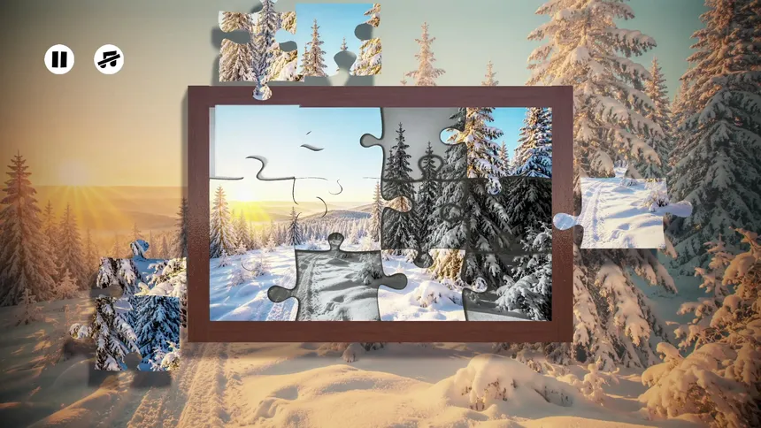 Скриншот 2 к игре Puzzles Snow