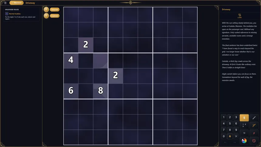 Скриншот 3 к игре Sudoku Mansion