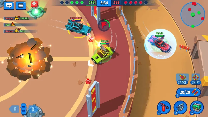 Скриншот 1 к игре Rage of Car Force: Car Crashing Games