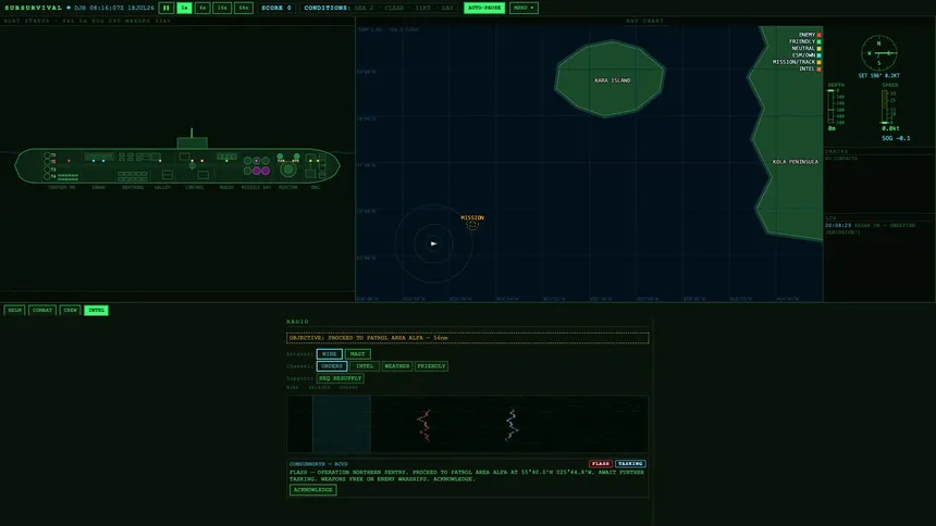 Скриншот 2 к игре SubSurvival: SSN-13 "Grendel"