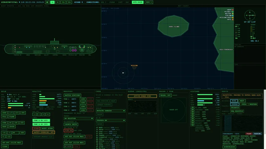 Скриншот 6 к игре SubSurvival: SSN-13 "Grendel"
