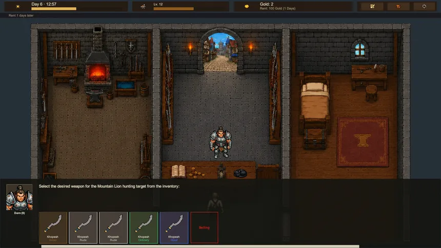 Скриншот 4 к игре Medieval Fantasy Blacksmith Shop