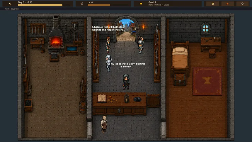 Скриншот 5 к игре Medieval Fantasy Blacksmith Shop