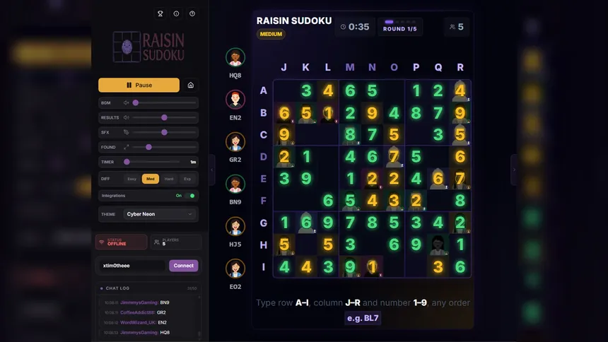 Скриншот 1 к игре Raisin Sudoku