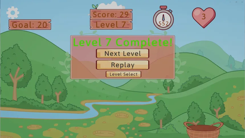 Скриншот 2 к игре Apple Catcher