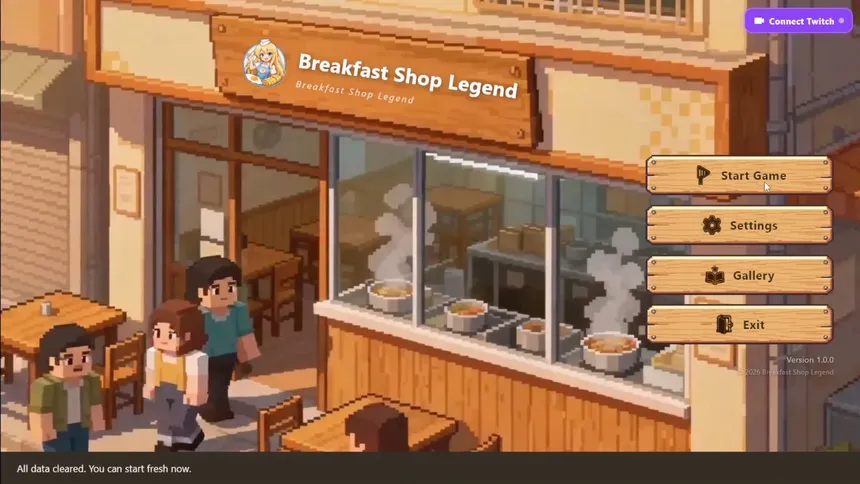 Скриншот 1 к игре Breakfast Shop Legend