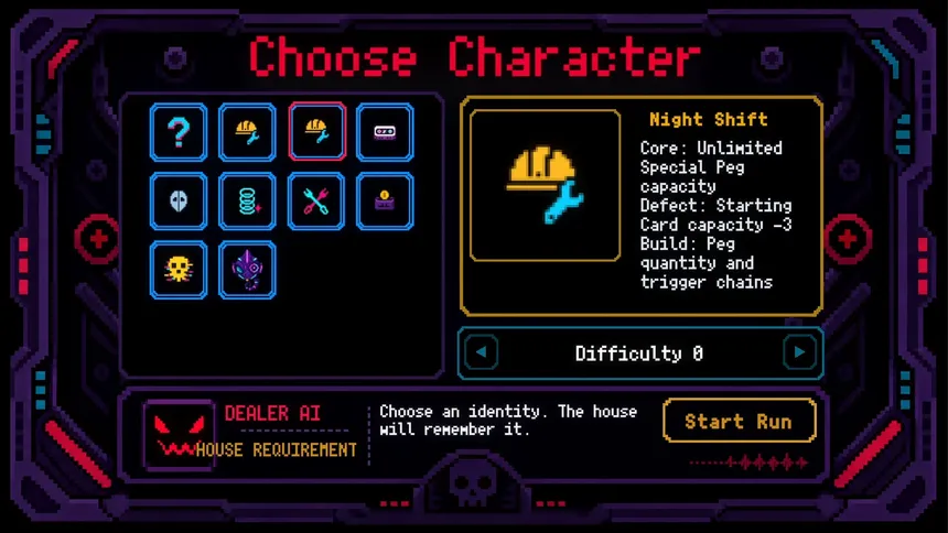 Скриншот 4 к игре CURSECADE: Pachinko Roguelite