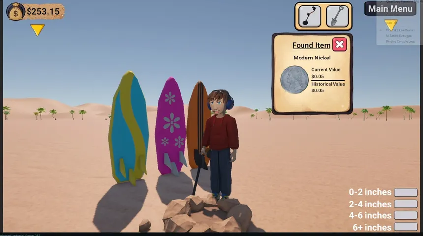 Скриншот 1 к игре Dirt Fishing: Metal Detecting Simulator