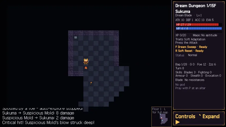 Скриншот 1 к игре Dungeon Sookuma