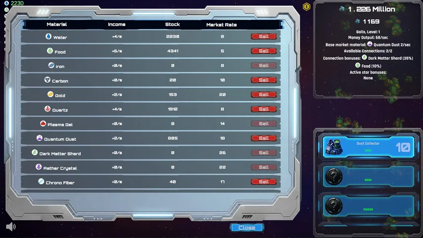 Скриншот 4 к игре Constellation Clicker