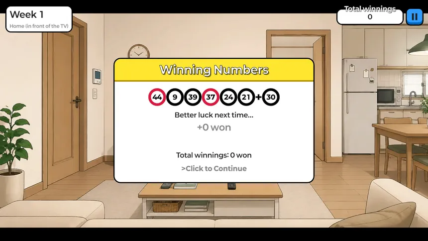 Скриншот 4 к игре The Dream Of Winning The Lottery