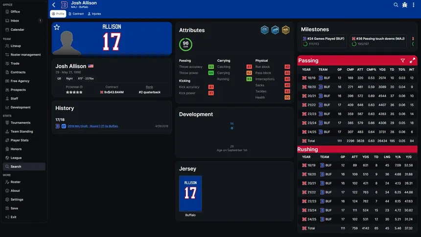 Скриншот 2 к игре Football Legacy Manager 27