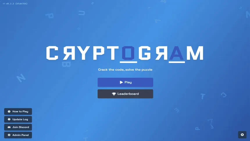 Скриншот 1 к игре Cryptogram