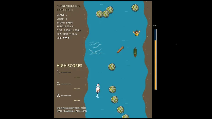 Скриншот 1 к игре CURRENTBOUND:Rescue Run