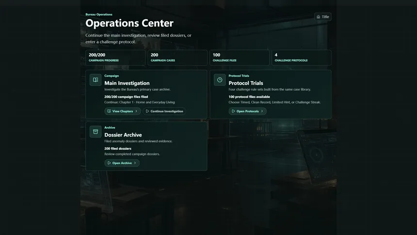 Скриншот 7 к игре Temporal Anomaly Bureau