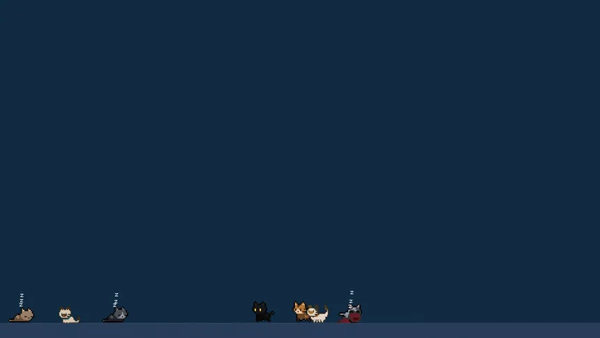 Скриншот 1 к игре Taskbar Cat Club