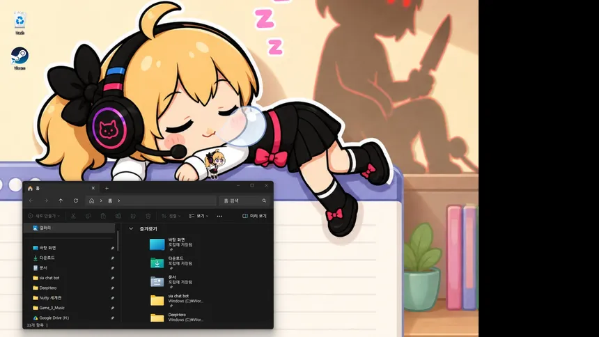 Скриншот 1 к игре Sia Desktop Pet