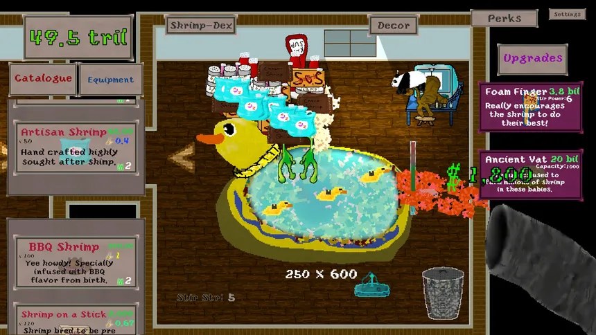 Скриншот 1 к игре Shrimp Method