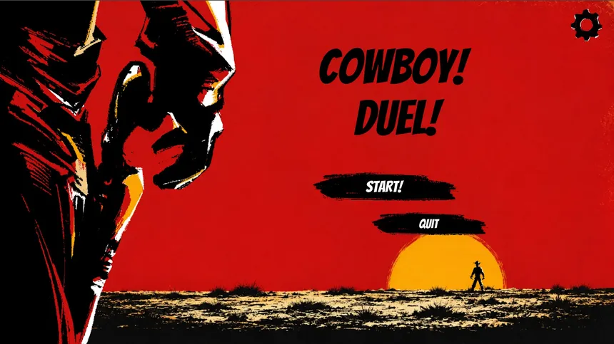 Скриншот 1 к игре Cowboy!Duel!