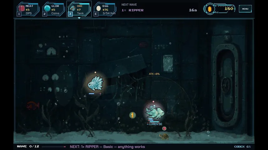 Скриншот 2 к игре MUTARIUM: Mutant Aquarium Defense