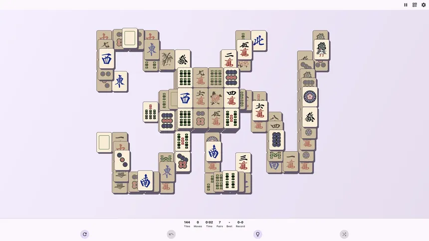 Скриншот 1 к игре Mahjong Solitaire