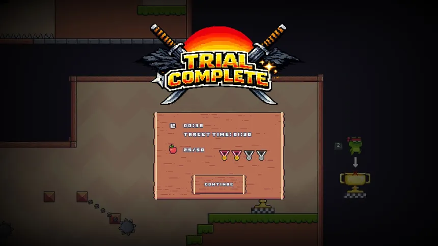 Скриншот 4 к игре Super Frog Ninja