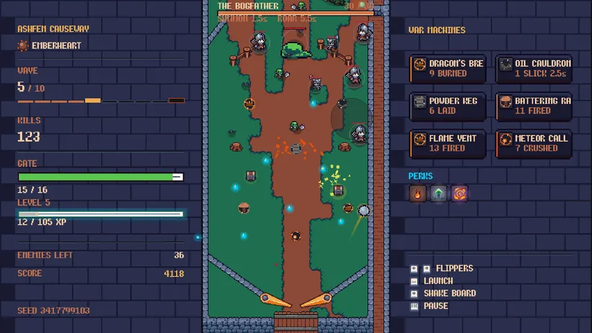 Скриншот 4 к игре Ballwark: Pinball Siege