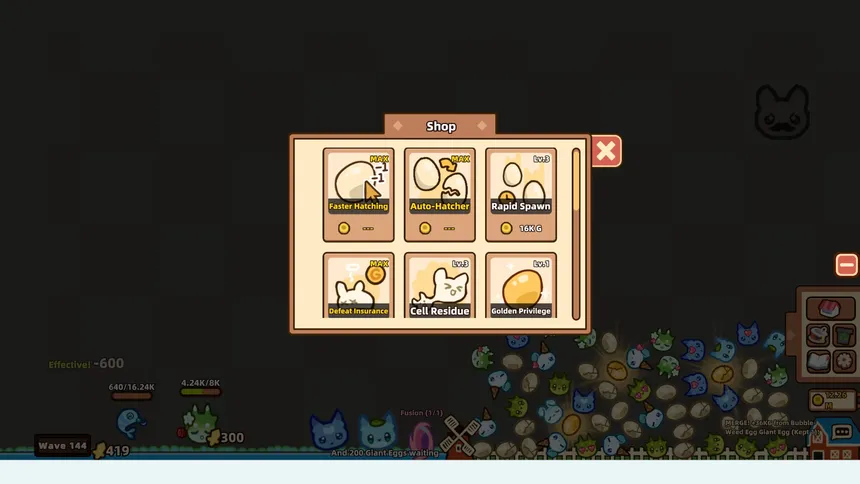 Скриншот 5 к игре Meowgic Egg Idle
