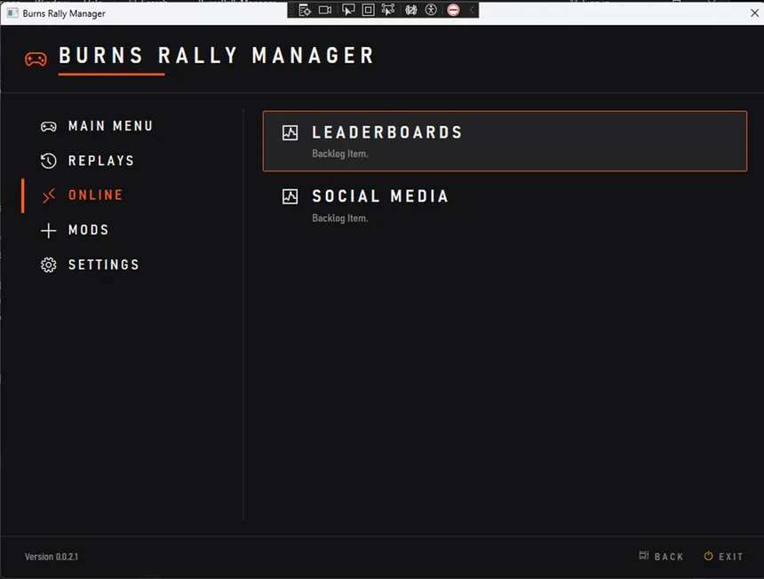Скриншот 3 к игре Burns Rally Manager