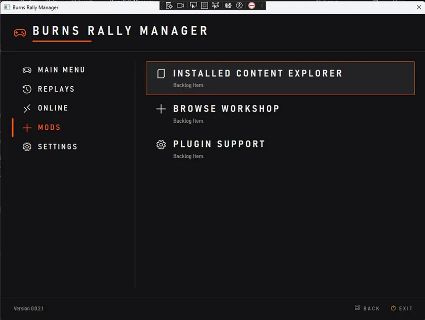 Скриншот 4 к игре Burns Rally Manager