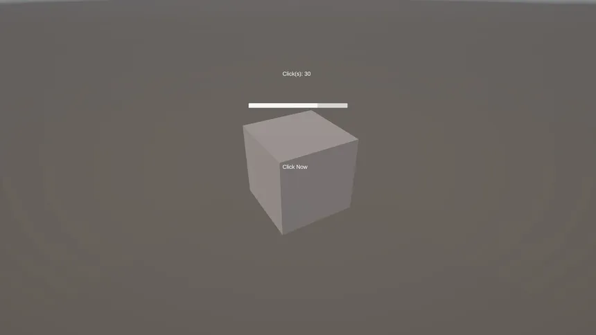 Скриншот 2 к игре The game where you click on a cube