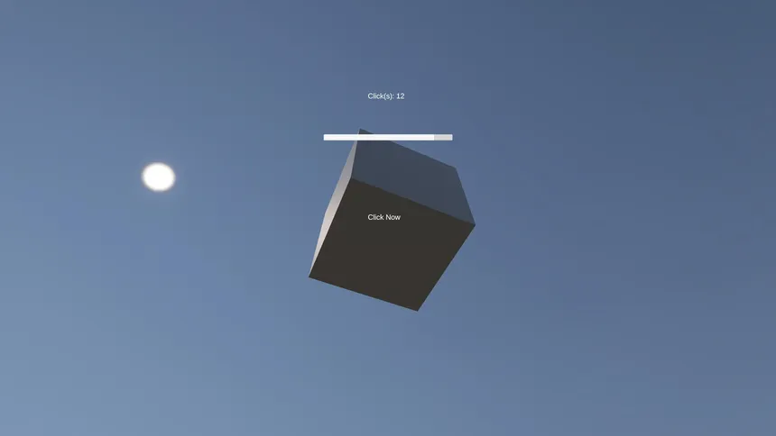 Скриншот 3 к игре The game where you click on a cube