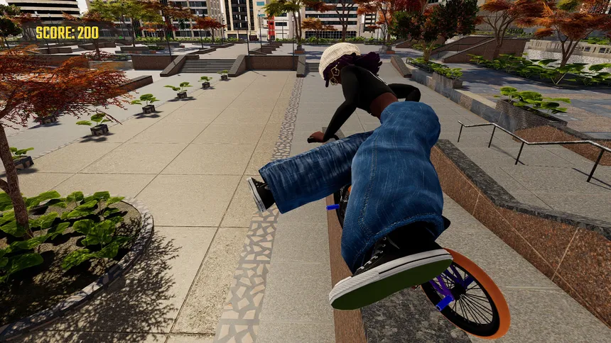 Скриншот 1 к игре BMX CITY RUN