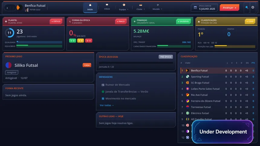 Скриншот 2 к игре Ultimate Futsal Manager