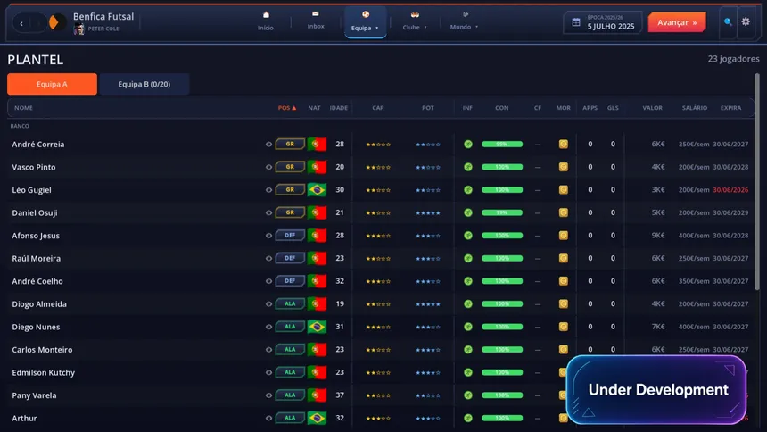 Скриншот 5 к игре Ultimate Futsal Manager