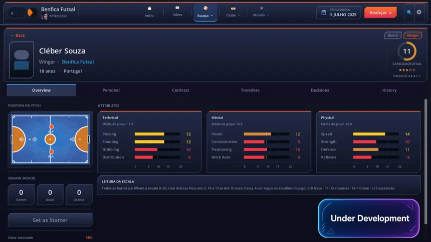 Скриншот 7 к игре Ultimate Futsal Manager