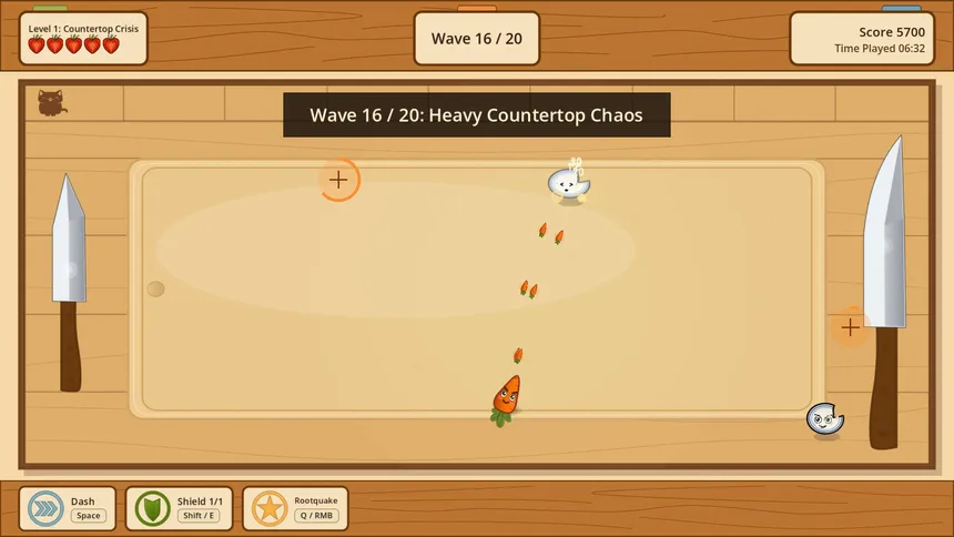 Скриншот 2 к игре Brave Vegetable: Kitchen Escape