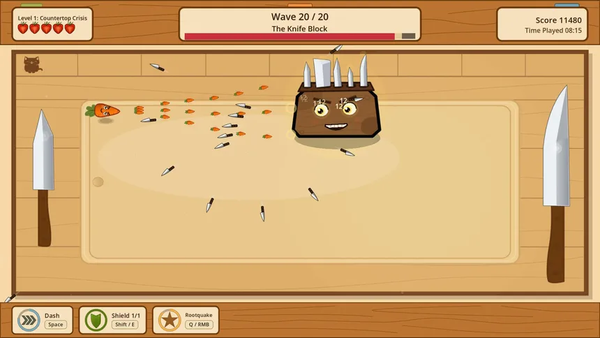Скриншот 3 к игре Brave Vegetable: Kitchen Escape