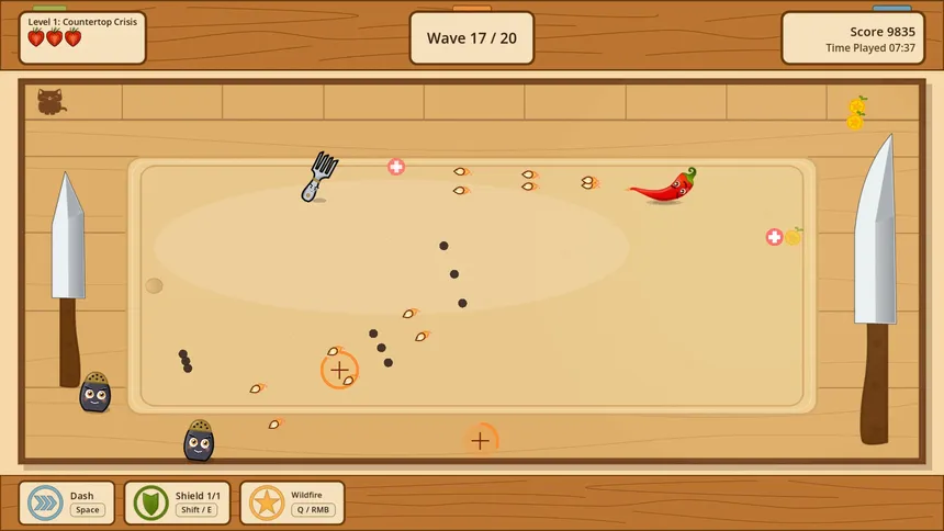 Скриншот 6 к игре Brave Vegetable: Kitchen Escape