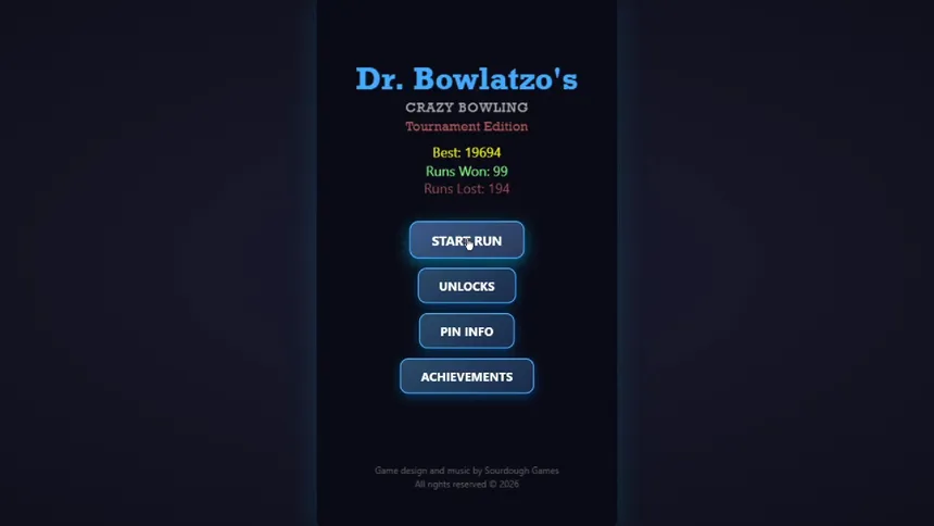 Скриншот 1 к игре Dr. Bowlatzo's Crazy Bowling