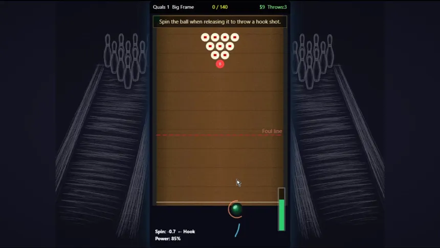 Скриншот 3 к игре Dr. Bowlatzo's Crazy Bowling