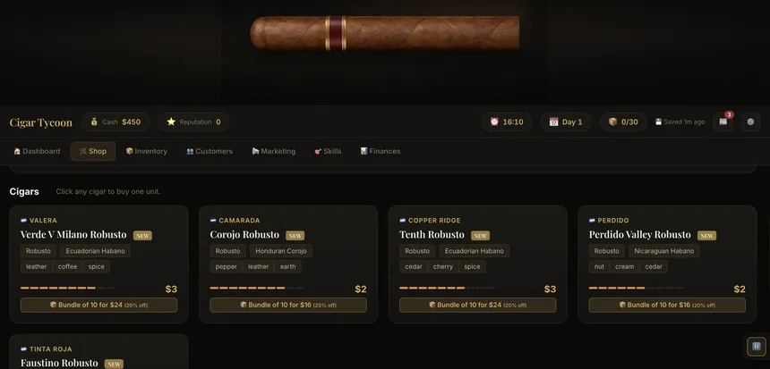 Скриншот 2 к игре Cigar Tycoon