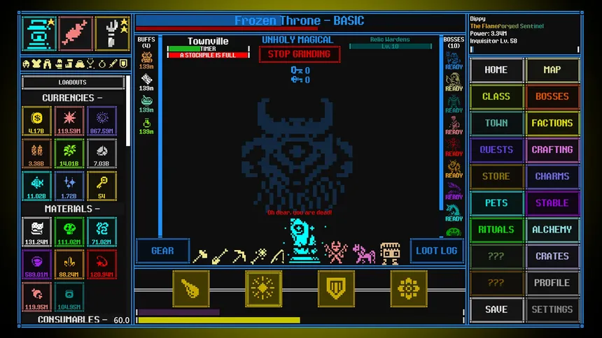 Скриншот 1 к игре MMO Simulator: ASCENSIONS