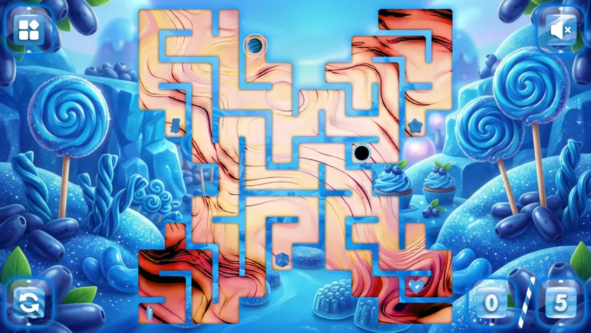 Скриншот 4 к игре Sweetie Candy Maze: Azure Honeyberry