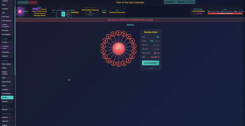 Скриншот 3 к игре Path of the idle cultivator